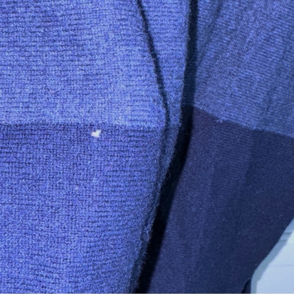 Athleta WOOL CASHMERE STARGAZER PULLOVER NAVY Sz Large - Picture 8 of 12